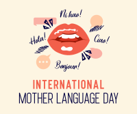 Language Day Greeting Facebook Post