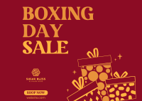 Boxing Day Flash Sale Postcard