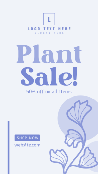 Artistic Plant Sale Instagram Story