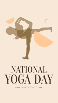 National Yoga Day Instagram Story Design