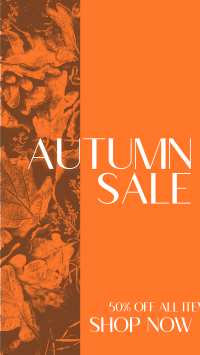 Autumn Leaves Sale Instagram Story