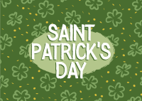 St. Patrick's Clovers Postcard Image Preview