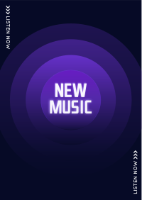 New Music Button Flyer