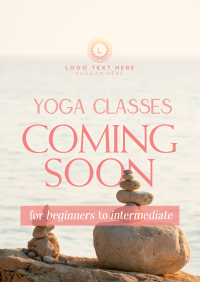 Yoga Classes Coming Poster