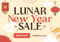 Lunar New Year Sale Postcard