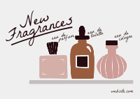 French Fragrance Postcard