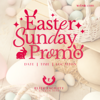 Modern Nostalgia Easter Promo Linkedin Post Image Preview