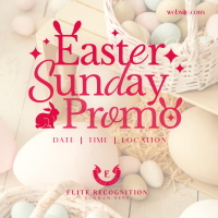 Modern Nostalgia Easter Promo Linkedin Post Image Preview