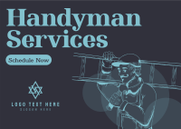 Handyman Services Postcard example 2