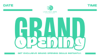 Bold Grand Opening Animation