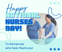 Healthcare Nurses Day Facebook Post Design