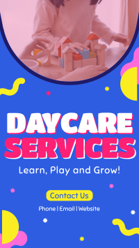 Learn and Grow in Daycare Instagram Story