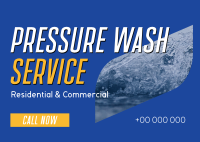 Pressure Wash Business Postcard Image Preview