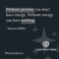 Nothing Without Energy Instagram Post