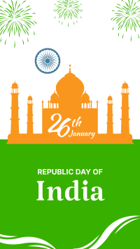 Indian Republic Day Landmark Facebook Story