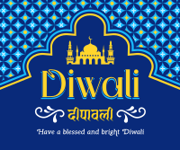 Blessed Bright Diwali Facebook Post