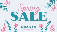 Floral Spring Sale Facebook Event Cover