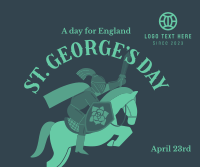 Happy St. George's Day Facebook Post