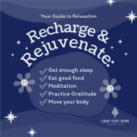 Practice Relaxation Tips Instagram Post Design