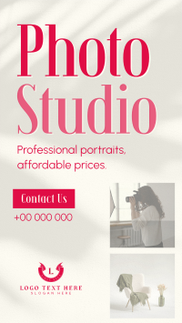 Elegant Photography Studio TikTok Video