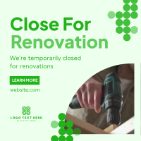 Temporary Home Renovation Linkedin Post