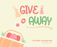 Easter Basket Giveaway Facebook Post