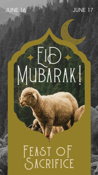 Rustic Eid al Adha Instagram Reel Image Preview