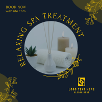 Spa Treatment Instagram Post