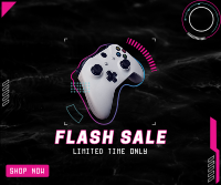 Gaming Flash Sale Facebook Post