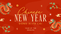 Lunar New Year Dragon Facebook Event Cover