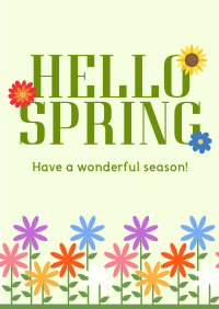 Hello Spring! Poster