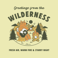 Woodland Creatures Instagram Post Design