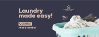 Laundry Made Easy Facebook Cover Design