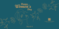 Floral Women's Day  Twitter Post