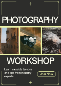 Photo Workshop Modern Flyer Design