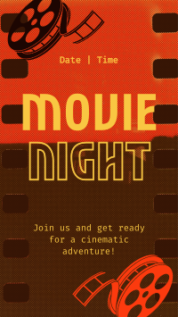 Movie Film Night Facebook Story