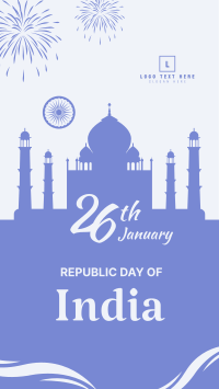 Taj Mahal Republic Day Of India  Facebook Story