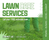 Professional Lawn Services Facebook Post