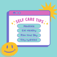 Self Care Tips Linkedin Post