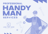 Professional Handyman Postcard