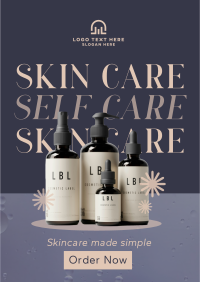 Skin Care Products Flyer