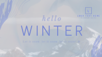 Winter Greeting Facebook Event Cover