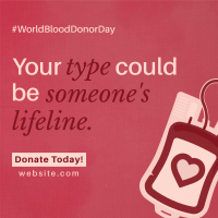 World Blood Donor Day Linkedin Post example 2