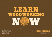 Woodsmanship Postcard Design