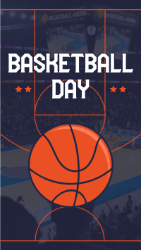 Sporty Basketball Day Facebook Story