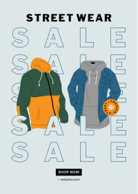 Street Wear Sale Flyer