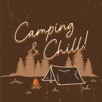 Camping Adventure Outdoor Instagram Post