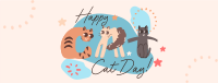 Happy Meow Day Facebook Cover