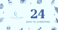 Quirky Christmas Countdown Facebook Ad