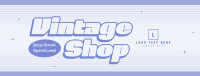 Vintage Clothing Shop Facebook Cover